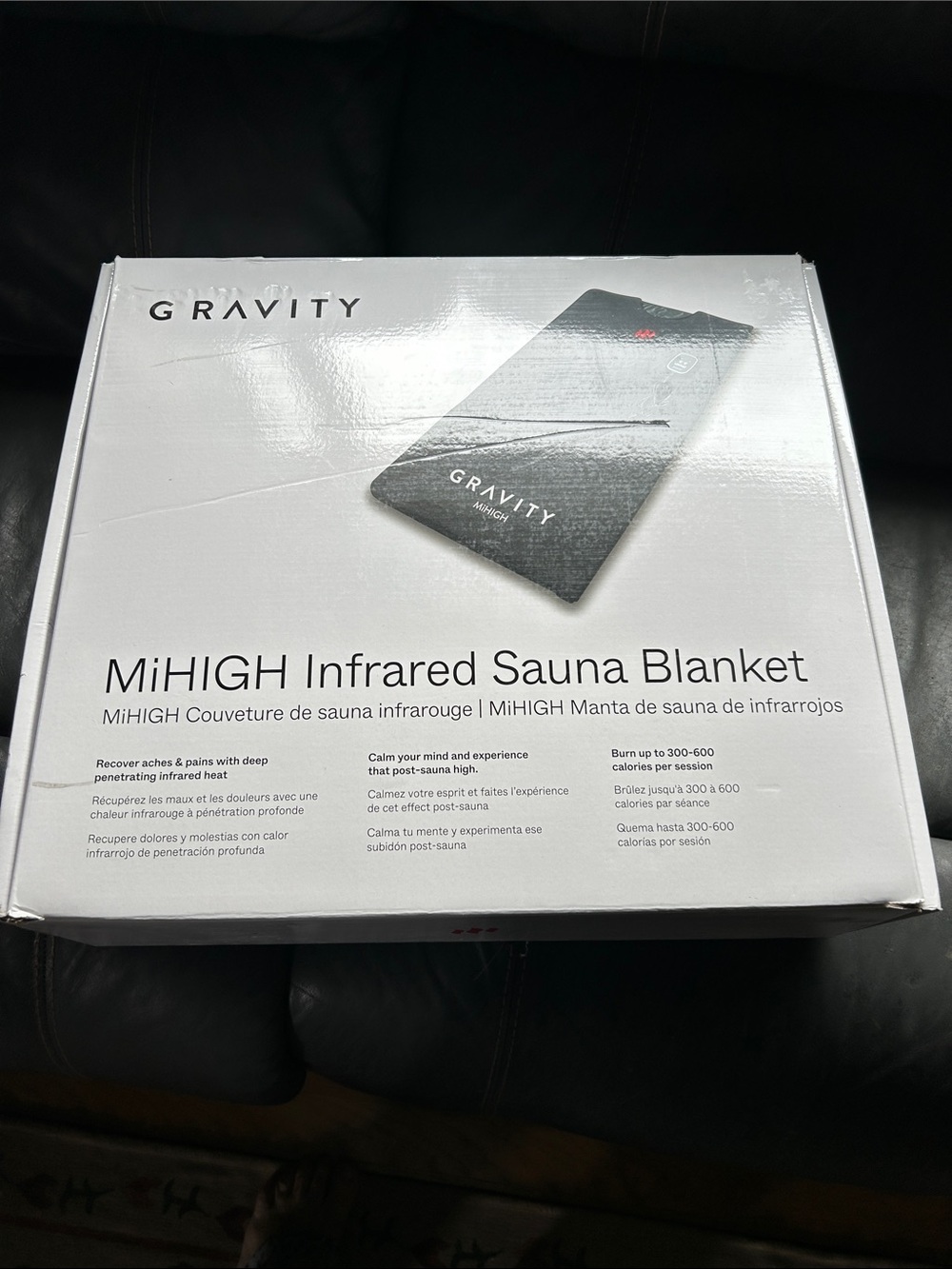 Gravity MiHIGH Infrared Sauna Blanket — White